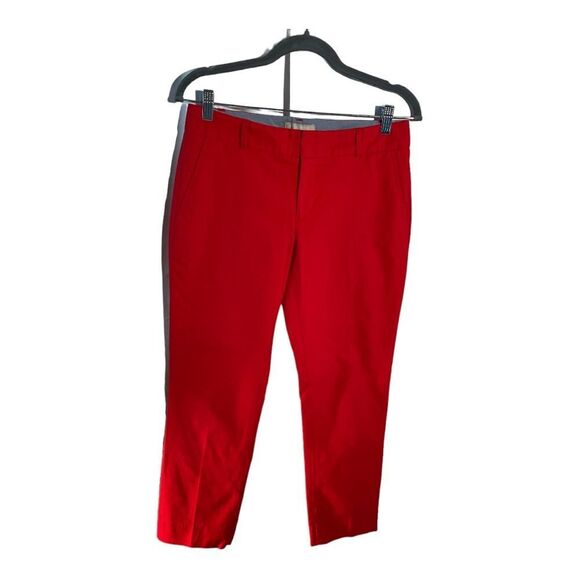 Banana Republic Hampton Fit Women’s Red Dress Pants Size 4 - Picture 1 of 15